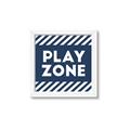 Picture of Play Zone Blue  _GroupedProduct_Square_Mini_ _GroupedProduct_Square_Framed_Matted_
