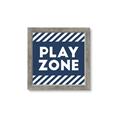 Picture of Play Zone Blue  _GroupedProduct_Square_Mini_ _GroupedProduct_Square_Framed_Matted_