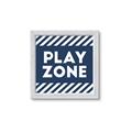 Picture of Play Zone Blue  _GroupedProduct_Square_Mini_ _GroupedProduct_Square_Framed_Matted_
