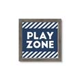 Picture of Play Zone Blue  _GroupedProduct_Square_Mini_ _GroupedProduct_Square_Framed_Matted_