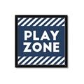 Picture of Play Zone Blue  _GroupedProduct_Square_Mini_ _GroupedProduct_Square_Framed_Matted_