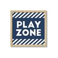 Picture of Play Zone Blue  _GroupedProduct_Square_Mini_ _GroupedProduct_Square_Framed_Matted_