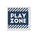 Picture of Play Zone Blue  _GroupedProduct_Square_Mini_ _GroupedProduct_Square_Framed_Matted_