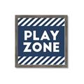 Picture of Play Zone Blue  _GroupedProduct_Square_Mini_ _GroupedProduct_Square_Framed_Matted_