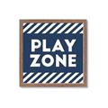 Picture of Play Zone Blue  _GroupedProduct_Square_Mini_ _GroupedProduct_Square_Framed_Matted_