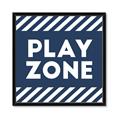 Picture of Play Zone Blue  _GroupedProduct_Square_Mini_ _GroupedProduct_Square_Framed_Matted_