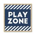 Picture of Play Zone Blue  _GroupedProduct_Square_Mini_ _GroupedProduct_Square_Framed_Matted_
