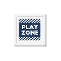 Picture of Play Zone Blue  _GroupedProduct_Square_Mini_ _GroupedProduct_Square_Framed_Matted_