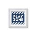 Picture of Play Zone Blue  _GroupedProduct_Square_Mini_ _GroupedProduct_Square_Framed_Matted_