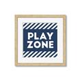 Picture of Play Zone Blue  _GroupedProduct_Square_Mini_ _GroupedProduct_Square_Framed_Matted_