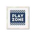 Picture of Play Zone Blue  _GroupedProduct_Square_Mini_ _GroupedProduct_Square_Framed_Matted_