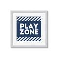 Picture of Play Zone Blue  _GroupedProduct_Square_Mini_ _GroupedProduct_Square_Framed_Matted_