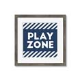 Picture of Play Zone Blue  _GroupedProduct_Square_Mini_ _GroupedProduct_Square_Framed_Matted_
