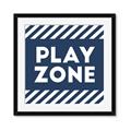 Picture of Play Zone Blue  _GroupedProduct_Square_Mini_ _GroupedProduct_Square_Framed_Matted_