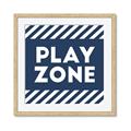 Picture of Play Zone Blue  _GroupedProduct_Square_Mini_ _GroupedProduct_Square_Framed_Matted_