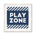 Picture of Play Zone Blue  _GroupedProduct_Square_Mini_ _GroupedProduct_Square_Framed_Matted_