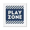 Picture of Play Zone Blue  _GroupedProduct_Square_Mini_ _GroupedProduct_Square_Framed_Matted_