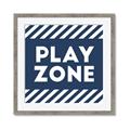 Picture of Play Zone Blue  _GroupedProduct_Square_Mini_ _GroupedProduct_Square_Framed_Matted_