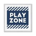 Picture of Play Zone Blue  _GroupedProduct_Square_Mini_ _GroupedProduct_Square_Framed_Matted_