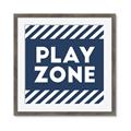 Picture of Play Zone Blue  _GroupedProduct_Square_Mini_ _GroupedProduct_Square_Framed_Matted_