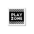 Picture of Play Zone Black  _GroupedProduct_Square_Mini_ _GroupedProduct_Square_Framed_Matted_