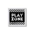 Picture of Play Zone Black  _GroupedProduct_Square_Mini_ _GroupedProduct_Square_Framed_Matted_