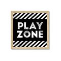 Picture of Play Zone Black  _GroupedProduct_Square_Mini_ _GroupedProduct_Square_Framed_Matted_