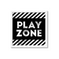 Picture of Play Zone Black  _GroupedProduct_Square_Mini_ _GroupedProduct_Square_Framed_Matted_