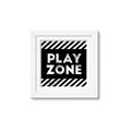 Picture of Play Zone Black  _GroupedProduct_Square_Mini_ _GroupedProduct_Square_Framed_Matted_