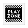 Picture of Play Zone Black  _GroupedProduct_Square_Mini_ _GroupedProduct_Square_Framed_Matted_