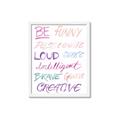 Picture of Be Funny  _GroupedProduct_Rectangle_Portrait_Mini_ _GroupedProduct_Rectangle_Portrait_Framed_Matted_