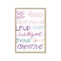 Picture of Be Funny  _GroupedProduct_Rectangle_Portrait_Mini_ _GroupedProduct_Rectangle_Portrait_Framed_Matted_