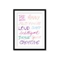 Picture of Be Funny  _GroupedProduct_Rectangle_Portrait_Mini_ _GroupedProduct_Rectangle_Portrait_Framed_Matted_