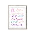 Picture of Be Funny  _GroupedProduct_Rectangle_Portrait_Mini_ _GroupedProduct_Rectangle_Portrait_Framed_Matted_
