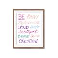 Picture of Be Funny  _GroupedProduct_Rectangle_Portrait_Mini_ _GroupedProduct_Rectangle_Portrait_Framed_Matted_