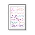 Picture of Be Funny  _GroupedProduct_Rectangle_Portrait_Mini_ _GroupedProduct_Rectangle_Portrait_Framed_Matted_