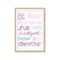Picture of Be Funny  _GroupedProduct_Rectangle_Portrait_Mini_ _GroupedProduct_Rectangle_Portrait_Framed_Matted_