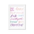 Picture of Be Funny  _GroupedProduct_Rectangle_Portrait_Mini_ _GroupedProduct_Rectangle_Portrait_Framed_Matted_