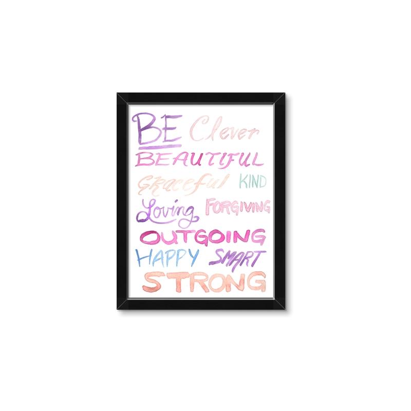 Picture of Be Clever _GroupedProduct_Rectangle_Portrait_Mini_ _GroupedProduct_Rectangle_Portrait_Framed_Matted_