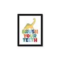Picture of Brush Your Teeth _GroupedProduct_Rectangle_Portrait_Mini_ _GroupedProduct_Rectangle_Portrait_Framed_Matted_