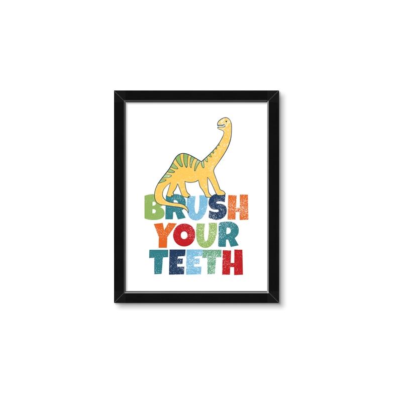 Picture of Brush Your Teeth _GroupedProduct_Rectangle_Portrait_Mini_ _GroupedProduct_Rectangle_Portrait_Framed_Matted_
