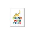 Picture of Brush Your Teeth _GroupedProduct_Rectangle_Portrait_Mini_ _GroupedProduct_Rectangle_Portrait_Framed_Matted_