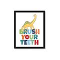 Picture of Brush Your Teeth _GroupedProduct_Rectangle_Portrait_Mini_ _GroupedProduct_Rectangle_Portrait_Framed_Matted_