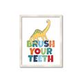 Picture of Brush Your Teeth _GroupedProduct_Rectangle_Portrait_Mini_ _GroupedProduct_Rectangle_Portrait_Framed_Matted_