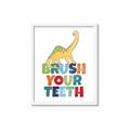 Picture of Brush Your Teeth _GroupedProduct_Rectangle_Portrait_Mini_ _GroupedProduct_Rectangle_Portrait_Framed_Matted_
