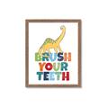 Picture of Brush Your Teeth _GroupedProduct_Rectangle_Portrait_Mini_ _GroupedProduct_Rectangle_Portrait_Framed_Matted_