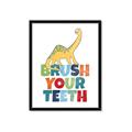 Picture of Brush Your Teeth _GroupedProduct_Rectangle_Portrait_Mini_ _GroupedProduct_Rectangle_Portrait_Framed_Matted_