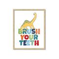 Picture of Brush Your Teeth _GroupedProduct_Rectangle_Portrait_Mini_ _GroupedProduct_Rectangle_Portrait_Framed_Matted_