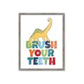 Picture of Brush Your Teeth _GroupedProduct_Rectangle_Portrait_Mini_ _GroupedProduct_Rectangle_Portrait_Framed_Matted_