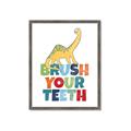 Picture of Brush Your Teeth _GroupedProduct_Rectangle_Portrait_Mini_ _GroupedProduct_Rectangle_Portrait_Framed_Matted_